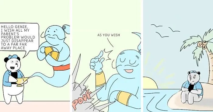 This Artist Makes Slightly Dark Comics That Might Make You Laugh, And Here Are 24 Of The Newest Ones