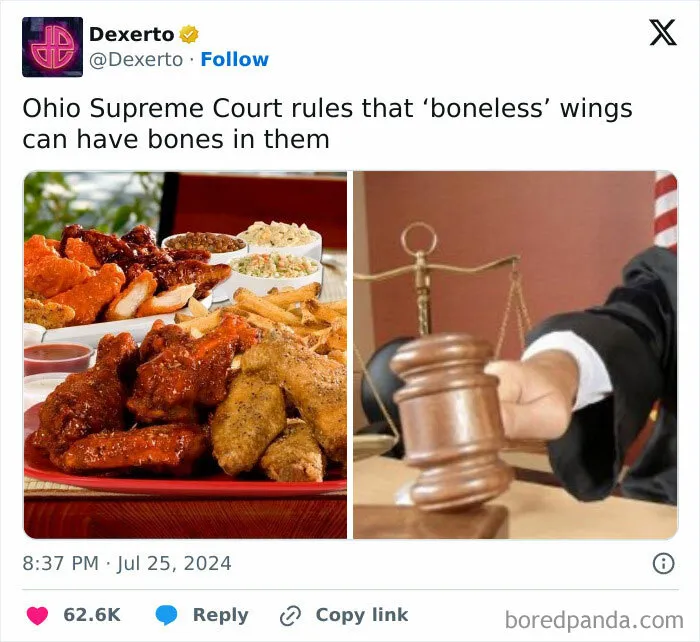 Would You Like Your Boneless Wings With Or Without Bone?”