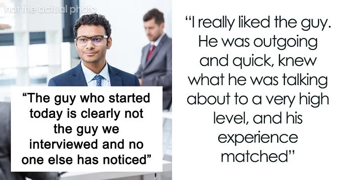 Man Confused When New Coworker Is Not The Same As The Person He Interviewed