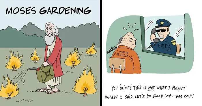 20 Absurd And Witty Comics Depicting Ridiculous Situations By Quatsch (New Pics)