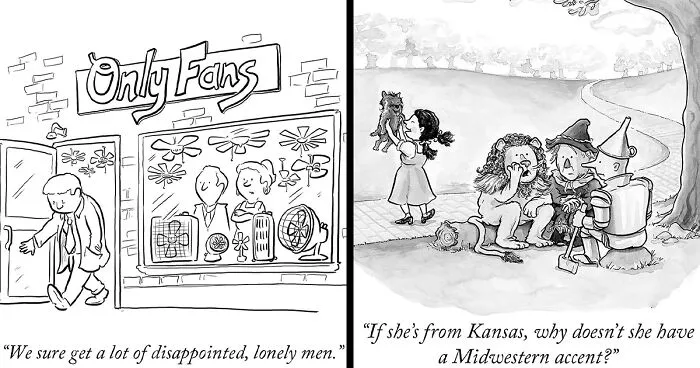 20 Sharp And Humorous One-Panel Comics By This New Yorker Cartoonist (New Pics)