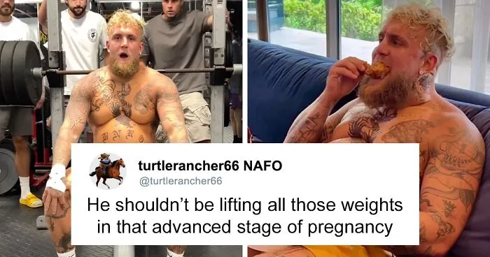 "About To Give Birth To Twins": Jake Paul Sports Huge Belly In Workout Video, Sparks Confusion