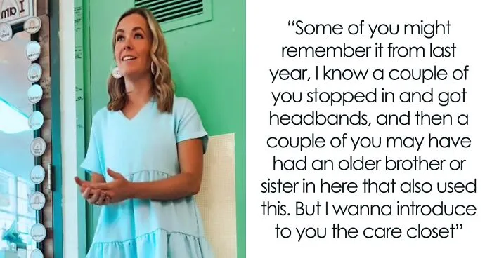Teacher Introduces Students To A “Care Closet” From Which They Can Take What They Need Shamelessly