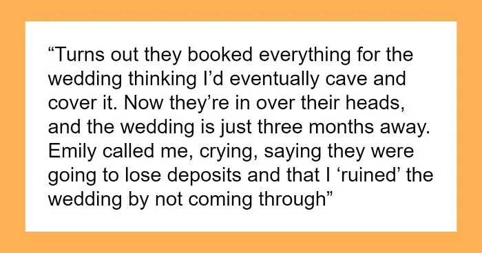 Bride Goes Overboard With A Fancy Wedding After Uncle Promises To Pay, Gets A Harsh Reality Check