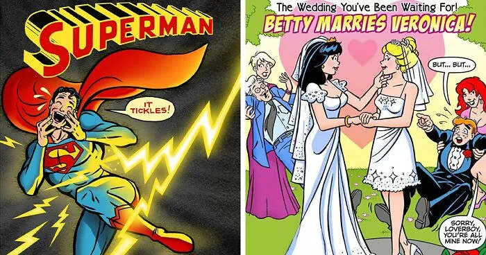This Artist Created 26 Hilarious Vintage Makeovers Of DC And Marvel Comic Book Covers