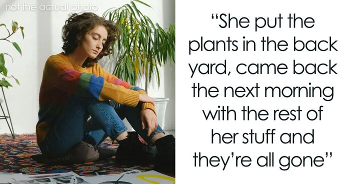 “We Called The Police”: Newcomer Discovers Her Bench And Plants Displayed In Neighbors’ Yard