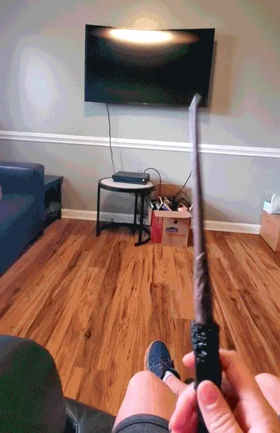 Muggles, Beware!  This <a Style="Display:inline;" Href="Https://Www.amazon.com/Harry-Potter-Remote-Control-Wand/Dp/B00fxmdrzk?ie=utf8&linkcode=ll1&tag=bprooster-20&linkid=0d1af5385481a06e97be0eea458744cd&language=en_us&ref_=as_li_ss_tl" Target="_blank"><span Style="Font: Inherit; Color: #d74b1f;"> Harry Potter Remote Control Wand</Span> Lets You Control Your TV With A Flick Of The Wrist -  Alohomora  Netflix Marathon!