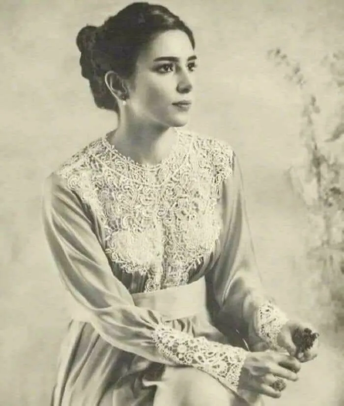 Una dama de la alta sociedad. Imperio Otomano, 1900