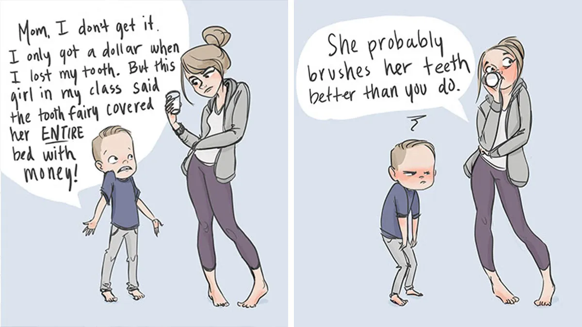 This Artist Made 22 Relatable Comics That Sum Up What A Mother’s Life Looks Like