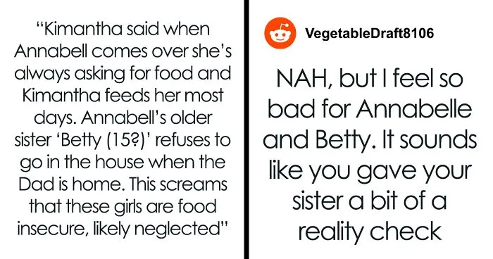 Woman Tells Sis To Stop Claiming Her House Is A Safe Place For Kids As She Ignores The Ones In Need