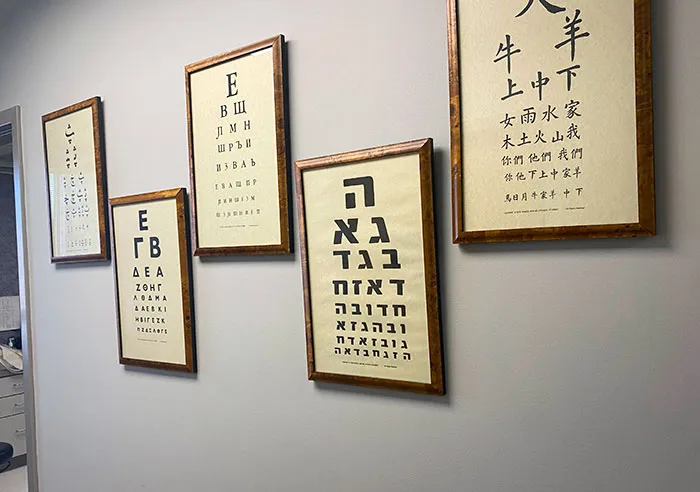 My Eye Doctor's Place Has Eye Exams In Different Languages