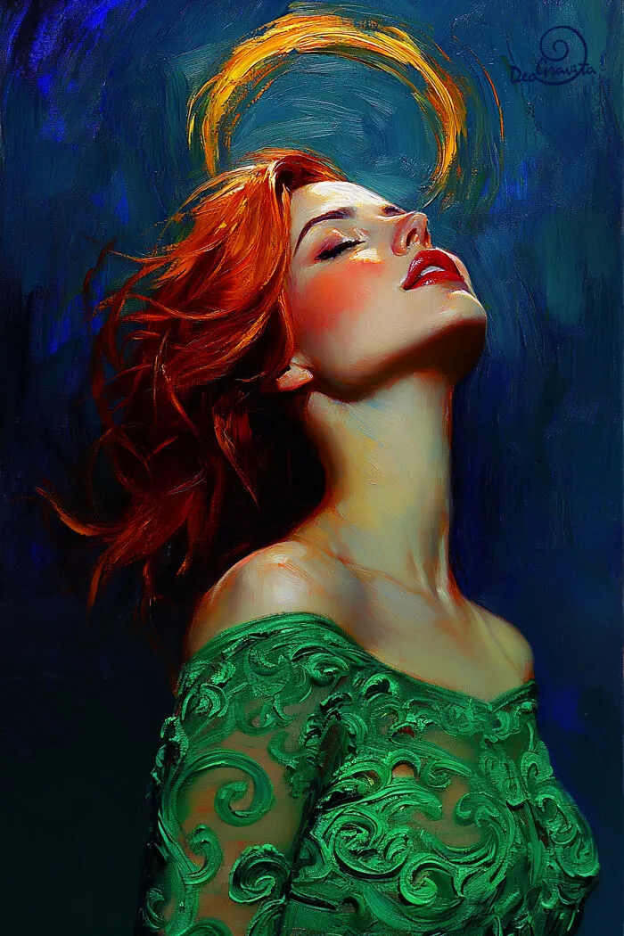 My Pretty Woman Aesthetic Paintings (4 Pics)