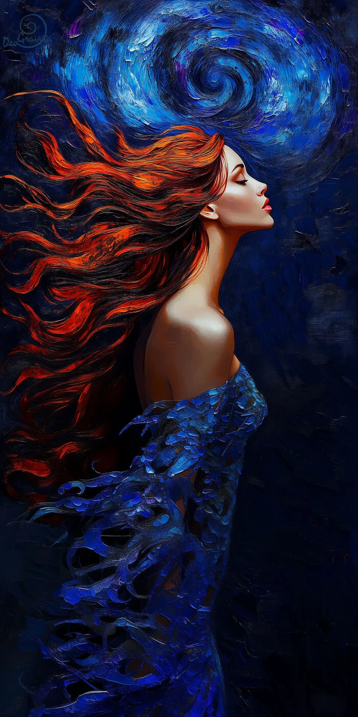 My Pretty Woman Aesthetic Paintings (4 Pics)