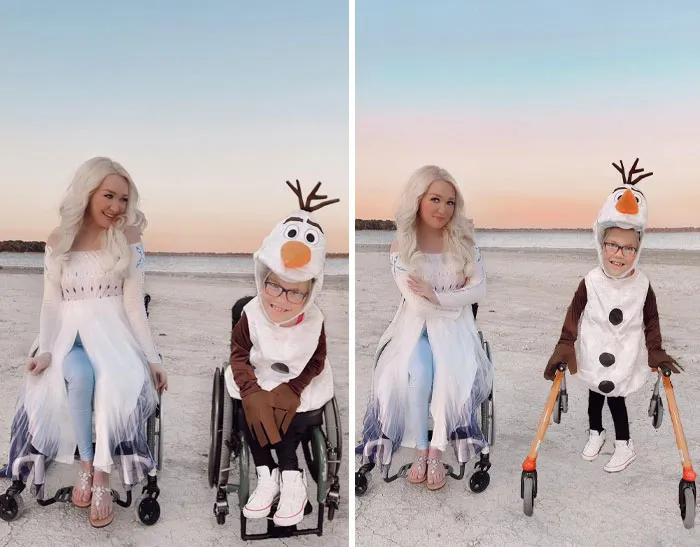 Elsa y Olaf