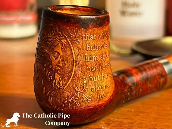 This Nebraskan Artist Crafts Incredible Pipes Featuring Saints, Angels, And Sacred Symbols (29 Pics)