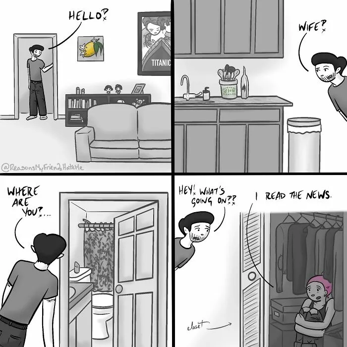 ‘Reasons My Friends Hate Me’: 25 Comics About Self-Deprecating Humor By Aylia Colwell