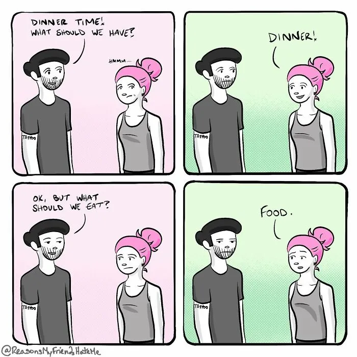 ‘Reasons My Friends Hate Me’: 25 Comics About Self-Deprecating Humor By Aylia Colwell