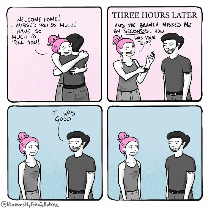 ‘Reasons My Friends Hate Me’: 25 Comics About Self-Deprecating Humor By Aylia Colwell