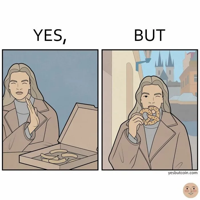“Yes, But”: 30 Comics That Continue To Expose Our Society’s Contradictory Nature By Anton Gudim (New Pics)