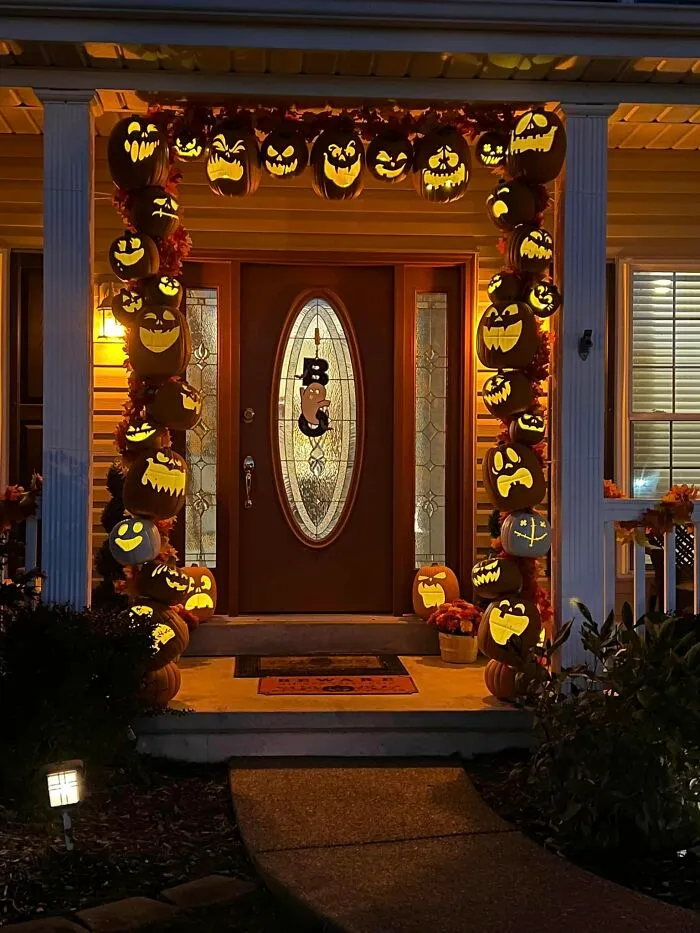 I Wanted To Share The Pumpkin Arch I Built This Year
