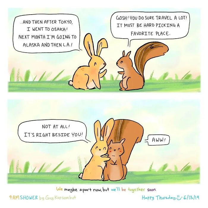 43 New Cute Comics About Everyday Situations By 4amshower