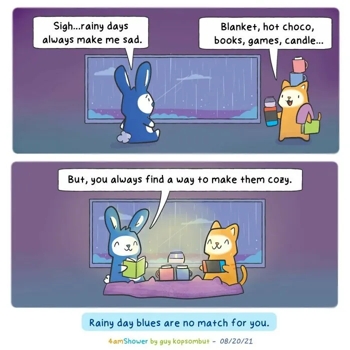 43 New Cute Comics About Everyday Situations By 4amshower