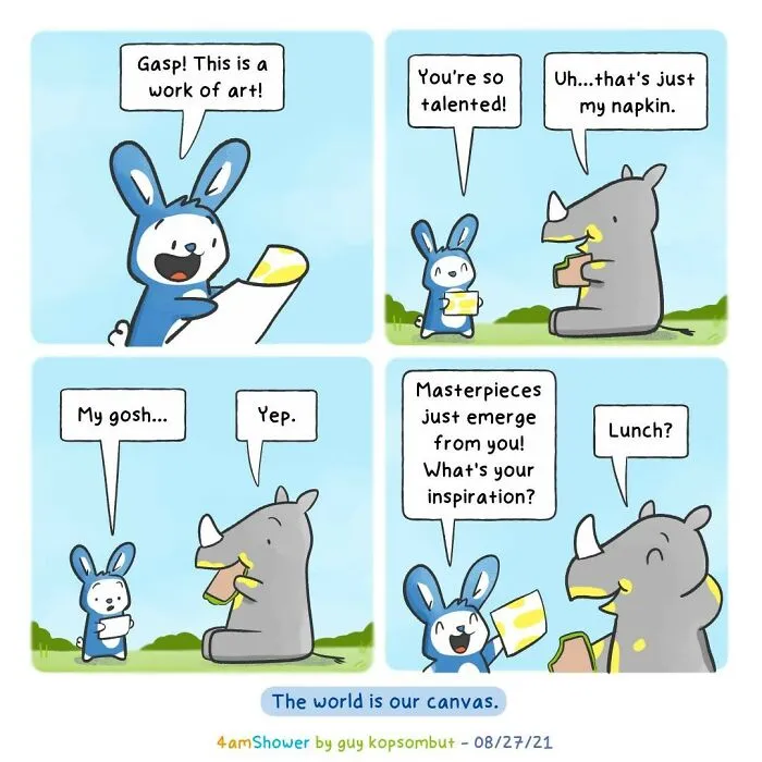 43 New Cute Comics About Everyday Situations By 4amshower