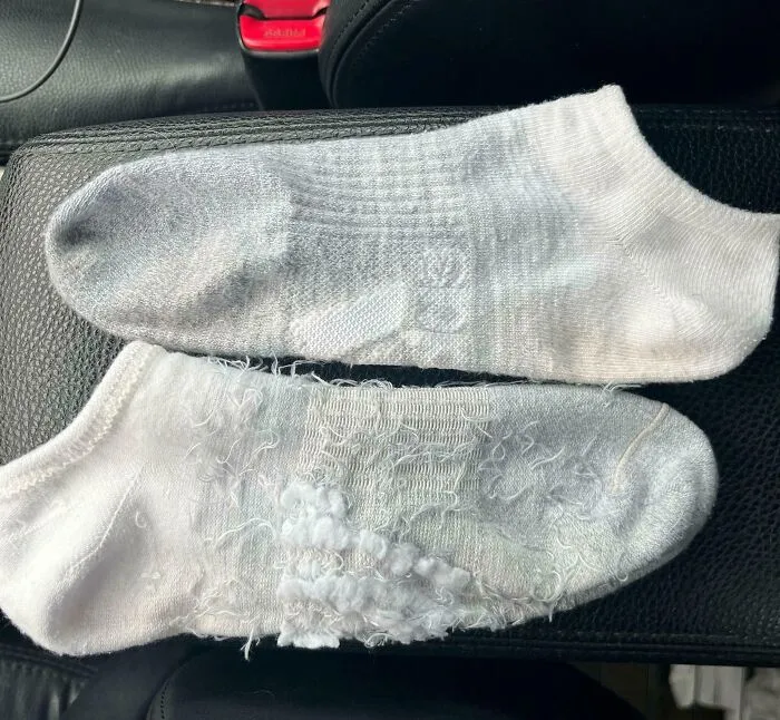 These Socks Have The Logo On The Sole Of Your Foot So That You Feel It With Every Step