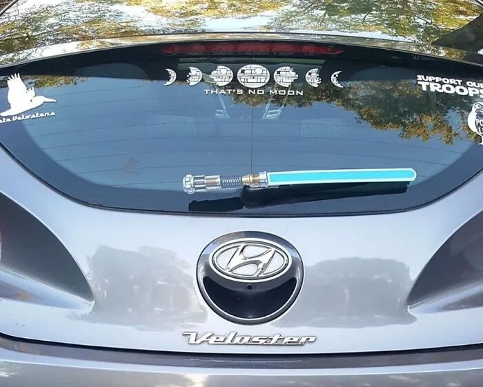 Your Car's About To Have More Swagger Than A Jedi Master! These   <a Style="Display:inline;" Href="Https://Www.amazon.com/Wipertags-Original-Wipesabers-Reflective-Skyforce/Dp/B01myc1h6f?ie=utf8&linkcode=ll1&tag=bphawk-20&linkid=e0b8ba398eb4a599ee3c45ec934e1a96&language=en_us&ref_=as_li_ss_tl" Target="_blank"><span Style="Font: Inherit; Color: #d74b1f;"> Reflective Saber Wipertags</Span> Will Turn Your Rear Wiper Into A Lightsaber, Bringing Some Intergalactic Flair To Your Daily Commute