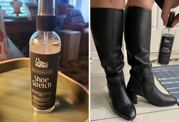    <a Style="Display:inline;" Href="Https://Www.amazon.com/Footmatters-Professional-Boot-Stretch-Spray/Dp/B00nlm8el6?dib=eyj2ijoimsj9.w0czy96rqhxhwo_chmfe5adlcku7j6mibagy68gkuw1u4iv5fvcpb5mvbbnxau_s2n69g3ykngqomqszcarmacndxppeoobsbp6uiewxwy-Ppv-Krwrxkwub_y2fbjmbewv0kyhvkdqbhcbwtfzr1qnxtprxw5gs_oaqblsna6a.wo71-Fwv1yr8fmlwzpl7bgluem7nrtmmi_9-Mcoykck&dib_tag=se&qid=1727850741&sr=8-35&srs=121543463011&linkcode=ll1&tag=bpwhale-20&linkid=9e7aab417dad8dd891d237aaf04f5c9e&language=en_us&ref_=as_li_ss_tl" Target="_blank"><span Style="Font:inherit;color:#d74b1f;"> Professional Boot & Shoe Stretch Spray</Span> Is For All Of Us Who Has A Little Too Much Calf For That Gorgeous Pair Of Boots We Have Been Eyeing