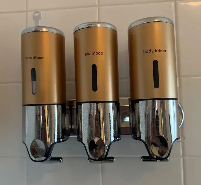 Forget About All The Unsightly Plastic Bottles Hogging Shower Space When You Install This Handy <a Style="Display:inline;" Href="Https://Www.amazon.com/Hnrloy-Drill-Free-Dispenserand-Conditioner-Hotels-12-8/Dp/B0cj6sd7x5?th=1&linkcode=ll1&tag=bpostrich-20&linkid=072fb36abc0eb62b1a276f88a7724b46&language=en_us&ref_=as_li_ss_tl" Target="_blank"><span Style="Font: Inherit; Color: #d74b1f;"> Soap, Shampoo And Conditioner Dispenser</Span>