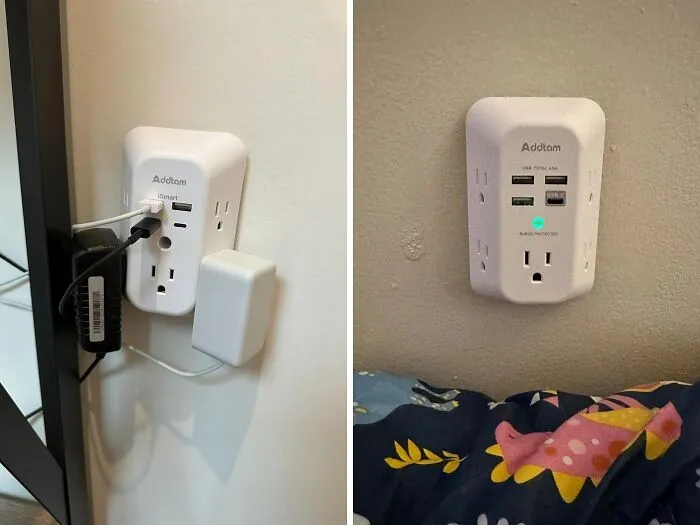 Outlet Overload Got Your Home Looking Like A Tangled Mess Of Wires? This   <a Style="Display:inline;" Href="Https://Www.amazon.com/Charger-Protector-Extender-Charging-3-Sided/Dp/B087rkkxm5?pf_rd_p=53d84f87-8073-4df1-9740-1bf3fa798149&pf_rd_r=73rxjyfejsxesr31xqs0&sbo=rzvfv%2f%2fhxdf%2bo5021pansa%3d%3d&th=1&linkcode=ll1&tag=bpferret-20&linkid=f2225c2d2a637979dc825f42d6b2e7b7&language=en_us&ref_=as_li_ss_tl" Target="_blank"><span Style="Font: Inherit; Color: #d74b1f;"> Addtam 5-Outlet Extender With 4 USB Ports</Span> Is The Multi-Tasking Marvel That Will Keep Your Devices Charged And Your Space Organized