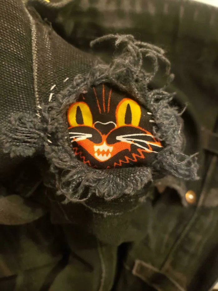Patched A Hole In The Crotch Of My Jeans