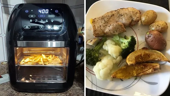 Cook Like You're Living In The Jetsons' Kitchen With This   <a Style="Display:inline;" Href="Https://Www.amazon.com/Chefman-Multifunction-Rotisserie-Dehydrator-Convection/Dp/B08dl8wh9v?ie=utf8&th=1&linkcode=ll1&tag=bpwalrus-20&linkid=02c3dba0aa5378ac4e12e39b2110b2cf&language=en_us&ref_=as_li_ss_tl" Target="_blank"><span Style="Font: Inherit; Color: #d74b1f;"> Multifunctional Digital Air Fryer And Rotisserie </Span>