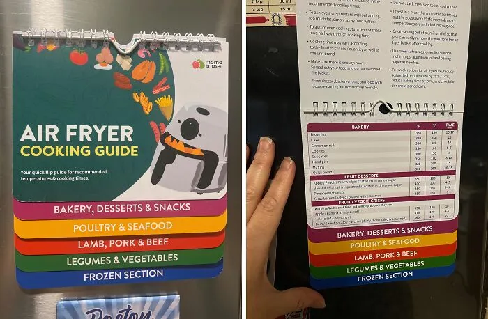 Become An Air Fryer Aficionado With This Handy   <a Style="Display:inline;" Href="Https://Www.amazon.com/Fryer-Cheat-Magnets-Cooking-Booklet/Dp/B09d2qqzkg?crid=1ljclhdhsvomf&dib=eyj2ijoimsj9.betjul0skedslpwq9gdjxif-Rbv9gcfgb0h09ncrhxnrkvqwq1g2piwdnk-Pp3kbuyfi3ut_ujsskqk9avs81nzt8xalslruxig0uce7d597d7yticaahumau4xi6evxilg6e4erfrjx0xtyuwv18gzccotl23ek63pcfoqufbnglqbzh-Berblianirns0d_qbhphptucw0ksaw8gc-Ck2w5pqv7ghchiwib5mcca1on7exo3hefarm28ycwffn8uzgprcnmd1loj4xfhga7fnmwbqalvrggqrcdqccxoy.hombv-Wpf_c-Rdh75b5vtfwd__2qzczak4jtpsedjwy&dib_tag=se&keywords=best%2bsellers&qid=1728378272&sprefix=best%2bsellers%2b%2caps%2c244&sr=8-94&th=1&linkcode=ll1&tag=bpcoyote-20&linkid=6c23ced1d48db3180d0e2537de58ae3f&language=en_us&ref_=as_li_ss_tl" Target="_blank"><span Style="Font: Inherit; Color: #d74b1f;"> Air Fryer Cooking Guide Magnet </Span> - Your Fridge's New Best Friend For Perfectly Crispy, Guilt-Free Meals Every Time