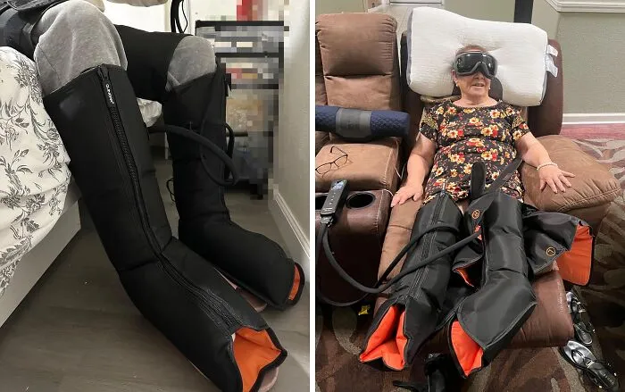 Step Into A World Of Blissful Relaxation With These Sci-Fi-Looking   <a Style="Display:inline;" Href="Https://Www.amazon.com/Quinear-Massager-Foot-Thigh-Compression/Dp/B09mys6vgs?crid=1ljclhdhsvomf&dib=eyj2ijoimsj9._wn8ubpeuxhlbaacjpjkg9uu4exatj9gpnci9qwen9ej0lryebzuw2pnqinm32wjx9ir1zxwakonbbalacwxtfonkfha1mlr4qc4cykv1j_tanfg54x01ixzysw5uzifsaqgi8474evmxbgsdmmodda6kqeqei7pnfvjljevhcygwm1rizrdiyzsnrqkldaigqreb9zirxvsm6nvhksiikctvbzzpypuzck3cr0qfknisvyv8ozkyynxbjsua3wid2b4qus8u9c28gok-Uud1s7_iyvpdn-Ze_lxfjf2p6g.lvs4rhi-2_ziivho9o3yaav1pbvfmk8qqxwphvree60&dib_tag=se&keywords=best+sellers&qid=1728378383&sprefix=best+sellers+%2caps%2c244&sr=8-98-Spons&sp_csd=d2lkz2v0tmftzt1zcf9tdgy&psc=1&linkcode=ll1&tag=bpcoyote-20&linkid=5e45d9b2ed42ec49cead36198a19bf8f&language=en_us&ref_=as_li_ss_tl" Target="_blank"><span Style="Font: Inherit; Color: #d74b1f;"> Leg Massage Boots </Span>