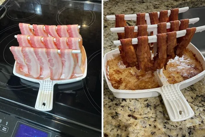Say Goodbye To Flabby, Flimsy Bacon Forever With This Ingenious   <a Style="Display:inline;" Href="Https://Www.amazon.com/Dp/B0002hsfb2?&linkcode=ll1&tag=bplobster-20&linkid=5779da0f09a1f4b9147b61ba824819af&language=en_us&ref_=as_li_ss_tl" Target="_blank"><span Style="Font: Inherit; Color: #d74b1f;"> Crispy Microwave Bacon Cooker</Span> - The Secret To Pork Perfection In Just Minutes!