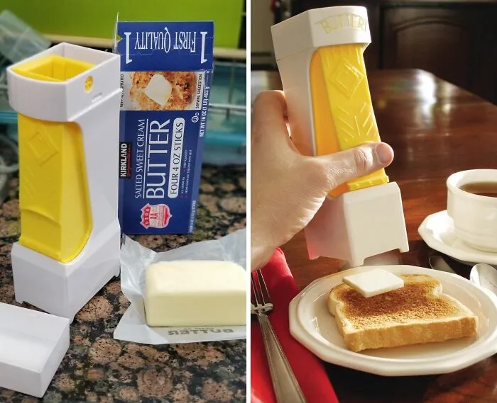 Tired Of Wrestling With Cold Butter Like It's A Block Of Ice? This   <a Style="Display:inline;" Href="Https://Www.amazon.com/Dp/B000q9yxxk?&linkcode=ll1&tag=bpgiraffe-20&linkid=54a0553382b9d8e48896d7b292a69af5&language=en_us&ref_=as_li_ss_tl" Target="_blank"><span Style="Font: Inherit; Color: #d74b1f;"> One Click Stick Butter Cutter</Span> Will Have You Spreading Like A Pro
