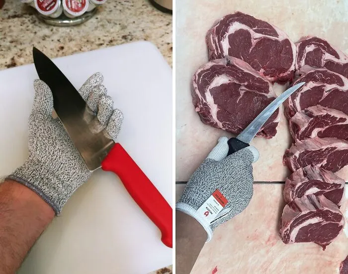 Slice, Dice, And Chop With Confidence - And All Your Fingers Intact - Thanks To These Ultra-Protective   <a Style="Display:inline;" Href="Https://Www.amazon.com/Gp/Product/B00mxuhhgk?th=1&linkcode=ll1&tag=bpgiraffe-20&linkid=df15915074c79e8b93332a5e649f29c8&language=en_us&ref_=as_li_ss_tl" Target="_blank"><span Style="Font: Inherit; Color: #d74b1f;"> Cut Resistant Gloves</Span>. They're The Cutting Edge Of Kitchen Safety!