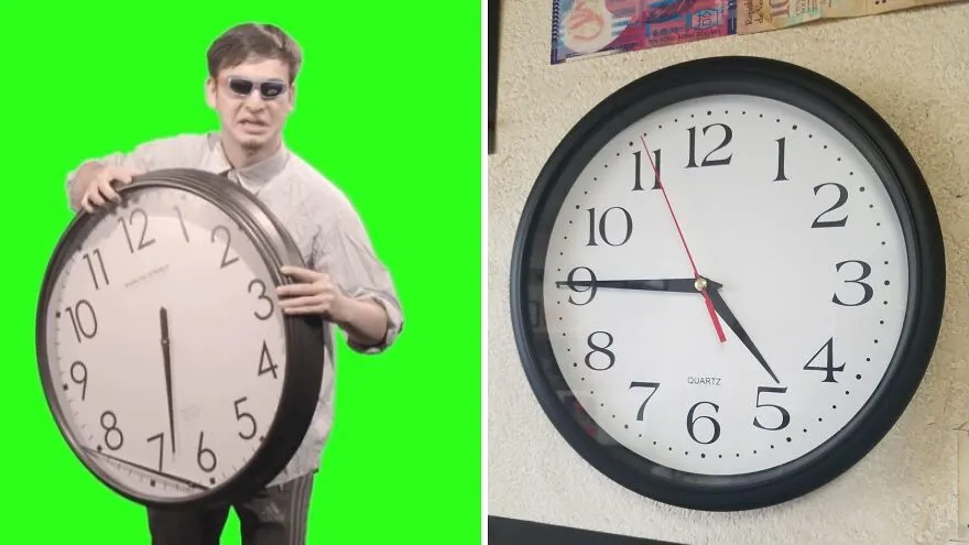 Tick-Tock Your Way Into Meme History With This   <a Style="Display:inline;" Href="Https://Www.amazon.com/Bernhard-Products-Black-Silent-Ticking/Dp/B09wc4wx3s?ie=utf8&th=1&linkcode=ll1&tag=bpsheep-20&linkid=8c18398f39adeea45fc0fe81c71f0254&language=en_us&ref_=as_li_ss_tl" Target="_blank"><span Style="Font: Inherit; Color: #d74b1f;"> Big Clock</Span>, A Towering Tribute To The "It's Time To Stop" Meme That's Still Keeping Perfect Comedic Timing