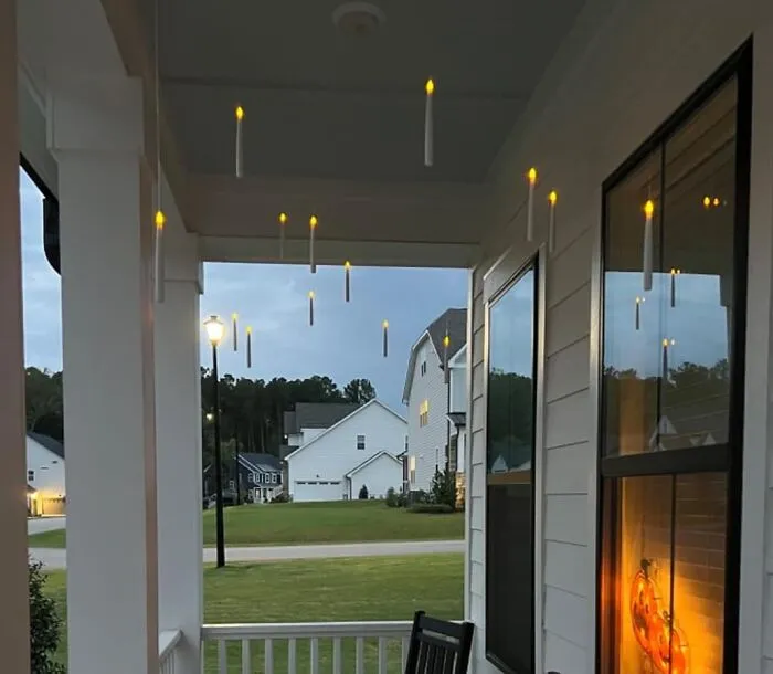 Cast A Spell Of Eerie Ambiance On Your Porch With The <a Style="Display:inline;" Href="Https://Www.amazon.com/Halloween-Decorations-Floating-Flickering-Flameless/Dp/B0d6wd846c?ie=utf8&th=1&linkcode=ll1&tag=bpturtle-20&linkid=4beff8b067ac565fc9283b416556bdf0&language=en_us&ref_=as_li_ss_tl" Target="_blank"><span Style="Font: Inherit; Color: #d74b1f;"> Floating Porch Candles With Remote Wand</Span>, Because Nothing Says "Welcome To My Home" Like A Mysterious, Wand-Controlled Glow