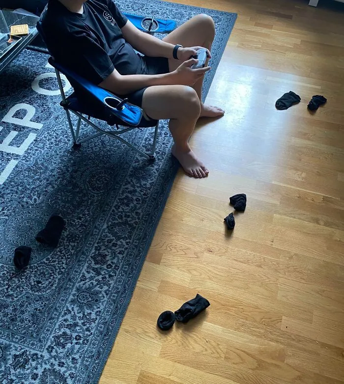 "Don't Put The Socks Away, I'll Still Wear Them"