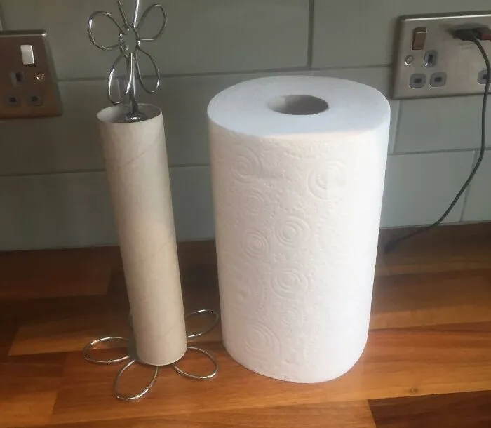 He Can Build Me A House But He Can't Change A Kitchen Roll