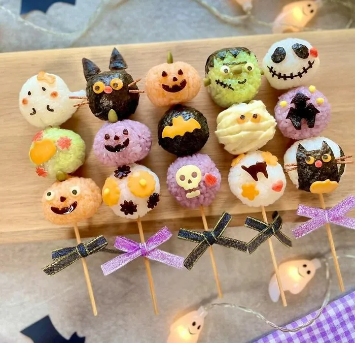 Halloween Rice Balls