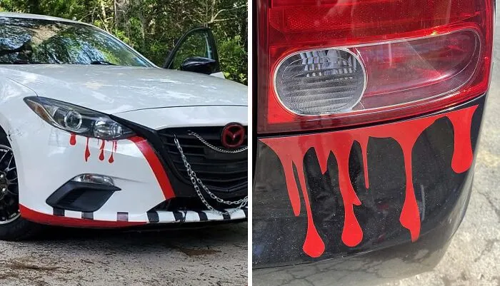 Your Car's Got A Bloody Good Look Going On With These   <a Style="Display:inline;" Href="Https://Www.amazon.com/Decals-Flowing-Bloody-Horror-Sticker/Dp/B08t5rrx9r?ie=utf8&linkcode=ll1&tag=bpworm-20&linkid=f501e58a842b23c0275284be7f1778e2&language=en_us&ref_=as_li_ss_tl" Target="_blank"><span Style="Font: Inherit; Color: #d74b1f;"> Blood Drip Decals </Span>