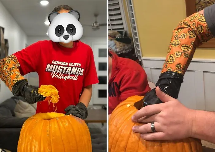 Dive Into Pumpkin Prep With Ease And Enthusiasm Using   <a Style="Display:inline;" Href="Https://Www.amazon.com/Pumpkin-Carving-Kit-Scraper-Halloween/Dp/B09b184cx2?crid=2uoh52iyundrq&dib=eyj2ijoimsj9.lokmydjp6hzxjph0avxtsdgzm2zxflfrsw273af2f2z5drxgkc0wjooo4sbfv5tw3qddz1cqiob6xckpmrkrqcektmnbnts0mo0evxhcud7iaiwesc1js_smd8spy0xi-2w-5svhsy70t5ct6e2j2pjozadfyrojtu_l-B4qnx9nswhoo8ujg7qjmb8g29nmcltdafryr34cgzezch2gyno4ojfzposkt4lmcwb8axoki5qkbrwntvpdhpxyezxik_quh9awsrkvawb8wn-Gnif_oeekerz9upyhbsmkuta.wpnafzse2xzp-Fyxof0jbemc1cl4aposq9al98nwbym&dib_tag=se&keywords=shark%2btank%2bpumpkin&qid=1728645009&sprefix=shark%2btank%2bpumpki%2caps%2c165&sr=8-1&th=1&linkcode=ll1&tag=bpbeaver-20&linkid=858b189b61d37f0b704d21cac396d498&language=en_us&ref_=as_li_ss_tl" Target="_blank"><span Style="Font: Inherit; Color: #d74b1f;"> Pumpkin Gut Scooping Gloves</Span>, A Pair Of Specially Designed Gloves That Protect Your Hands From The Stringy, Slimy Mess Of Pumpkin Guts