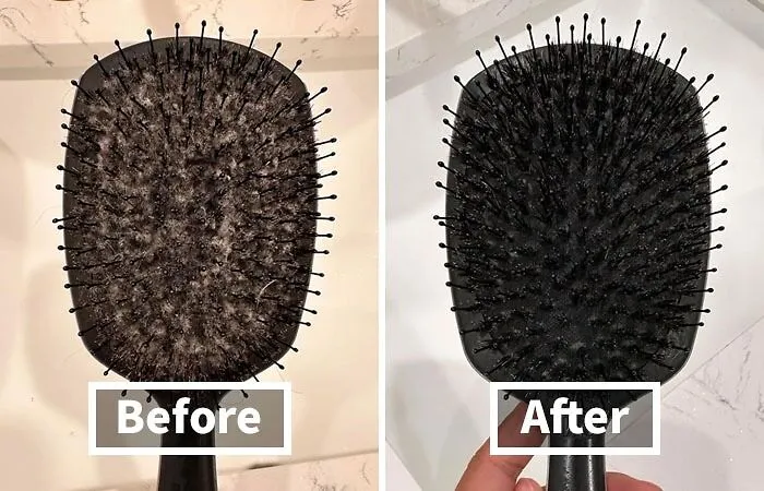 Give Your Hairbrush A Deep Clean With The   <a Style="Display:inline;" Href="Https://Www.amazon.com/Denman-Dcb1-Hair-Brush-Cleaner/Dp/B001tsb9ma?ie=utf8&linkcode=ll1&tag=bpcrab-20&linkid=79999c901652f2170baa92532ee5434f&language=en_us&ref_=as_li_ss_tl" Target="_blank"><span Style="Font: Inherit; Color: #d74b1f;"> Denman Hairbrush Cleaning Brush</Span>, A Clever Tool That Removes Tangled Hair, Product Buildup, And Dirt, Extending The Life Of Your Beloved Brush