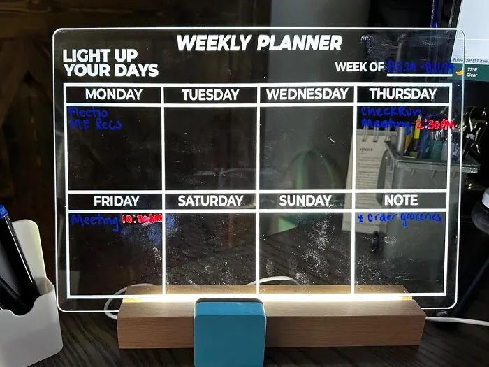 Whiteboards Seem A Bit Highschool But This   <a Style="Display:inline;" Href="Https://Www.amazon.com/Memelight-Acrylic-Erase-Board-Light/Dp/B0c6x7zyc8?ie=utf8&th=1&linkcode=ll1&tag=bpsquirrel-20&linkid=7d7ac9bcaea7bfa6a7db692ecd008b65&language=en_us&ref_=as_li_ss_tl" Target="_blank"><span Style="Font:inherit;color:#d74b1f;"> Acrylic Dry Erase Board</Span> Is An Awesome Alternative