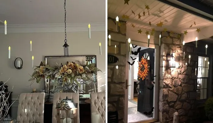 Conjure An Eerie Ambiance With The   <a Style="Display:inline;" Href="Https://Www.amazon.com/Homemory-Floating-Flameless-Halloween-Christmas/Dp/B0c1s4x865?ie=utf8&th=1&linkcode=ll1&tag=bpcorgi-20&linkid=4ff45a28f844c1a4a4b755678b495be4&language=en_us&ref_=as_li_ss_tl" Target="_blank"><span Style="Font: Inherit; Color: #d74b1f;"> Floating Candles With A Wand Remote </Span>, A Mesmerizing Decoration That Uses Magnetic Levitation Technology To Make Candles Appear To Be Floating In Mid-Air