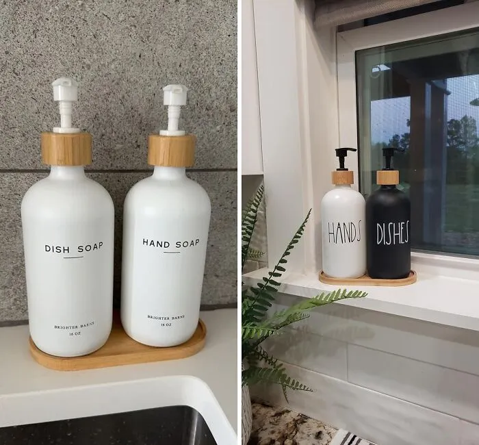 Refill These Chic   <a Style="Display:inline;" Href="Https://Www.amazon.com/Clear-Dispenser-Bathroom-Brighter-Barns/Dp/B0cwg94z4j?crid=2m7wjt7kizv7p&dib=eyj2ijoimsj9.htmkq0jpuwulpft8zjl96ps5mobljjzczyjlhsjfq5ixi-Pknucphlk7mkxjfkmb9qccvxbn6ej164iynxgrqjk7xzo54s6qz9eyjjn40sgbyrs38i1svdw2l9hzkgw3bcblrxjgzdkkqn_pq5p_kuntga6n27u3zewgdpwfskaj9kgi_4cgk3pmh4mqqlsw_m2nyzq9uehbrqigfw65dosgqywovf7rhynco_bdgynhkxu4t4zhyyix9tfbuop9crfyc9qkhv82ypjktes20a24ej8ni9bkgk6ywipbzrw.qzgtihj8xcnwqy-Net8wlgloe9fd41eqtvlshzrx6fw&dib_tag=se&keywords=sustainable%2bhome%2bdecor&qid=1728291179&sprefix=sustainable%2bhome%2bdeco%2caps%2c218&sr=8-121&th=1&linkcode=ll1&tag=bpwolf-20&linkid=81d43d7ef9f85fbf98d67c973d906f48&language=en_us&ref_=as_li_ss_tl" Target="_blank"><span Style="Font:inherit;color:#d74b1f;"> Soap Dispensers </Span> Instead Of Constantly Buying Cheap-Looking Plastic Bottles Of Hand Soap And Cream